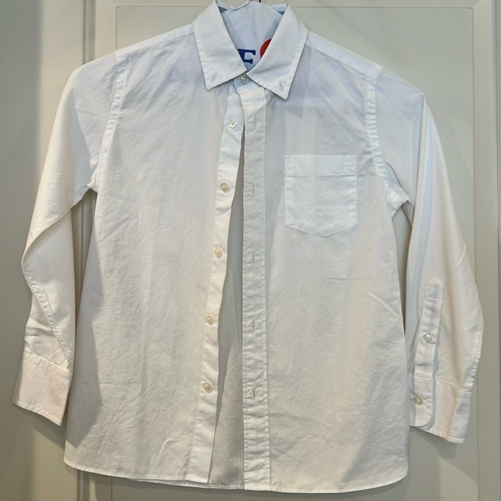 Crewcuts White button down Boys 8